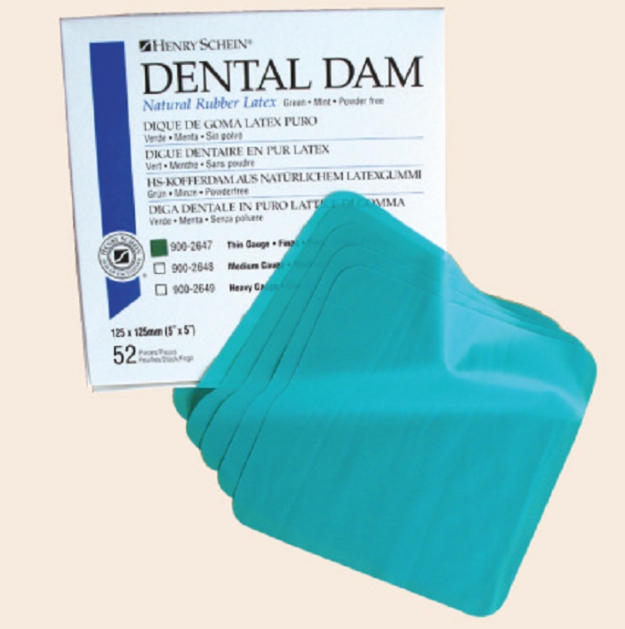 dental dam.